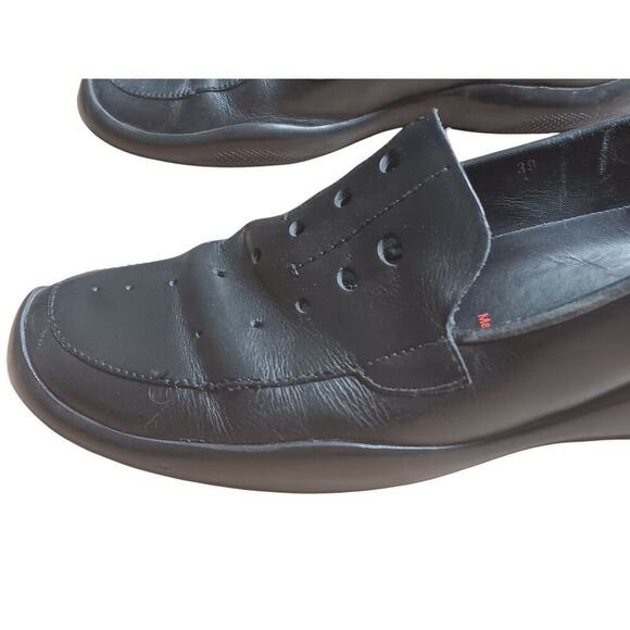 Archive 2000s Prada Sport Black Leather Loafers Shoes Size 39 Vintage Mens 6 W 8 - Picture 9 of 16